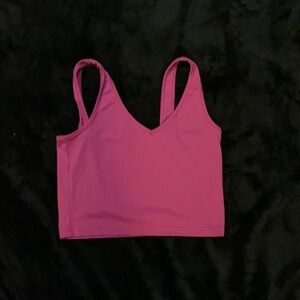 Pink Shein crop top
